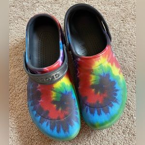 Tie Dye Crocs - Men’s Size 11 - EUC
